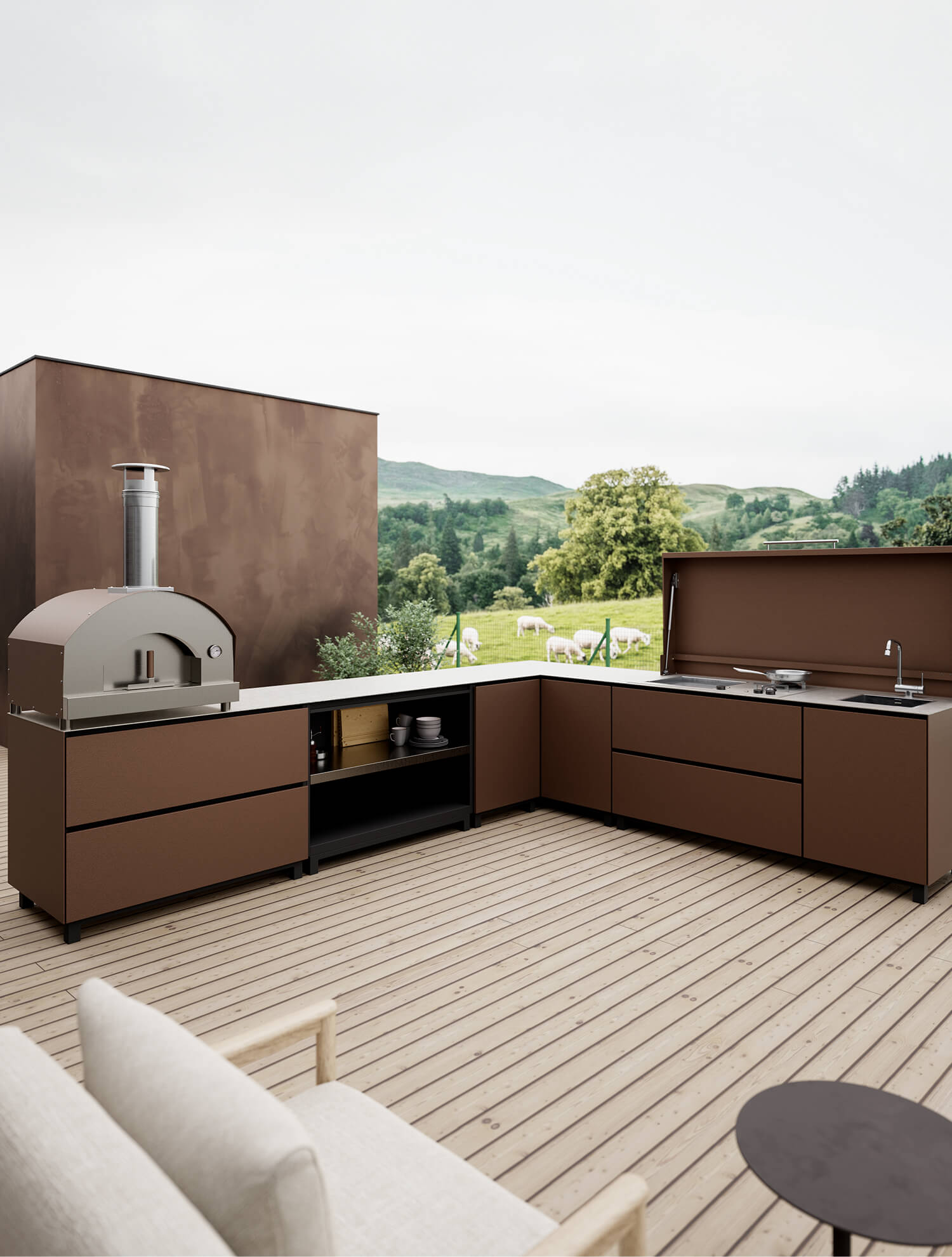 Vesper outdoor kitchen